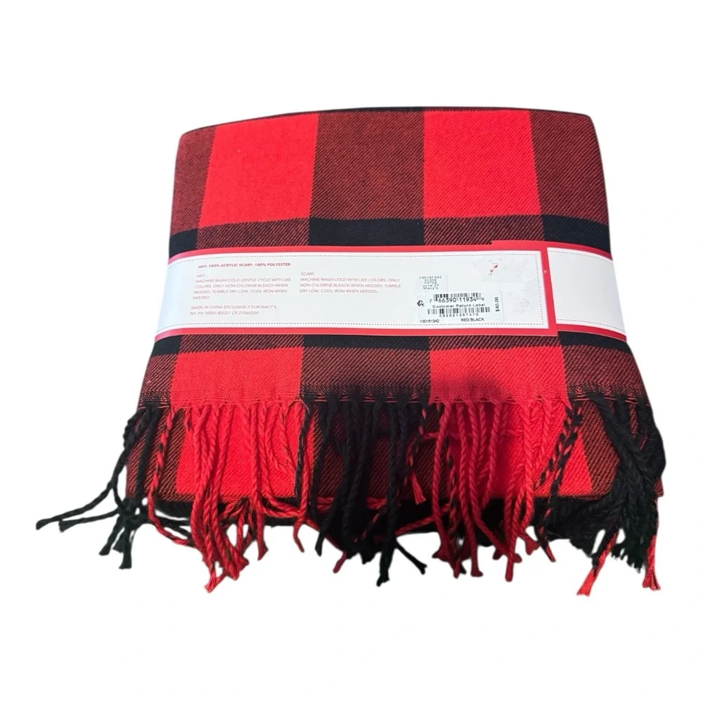 NWT‎ Club Room by Macys Men’s Hat & Scarf Set Gifts Warm Stocking Stuffer Soft